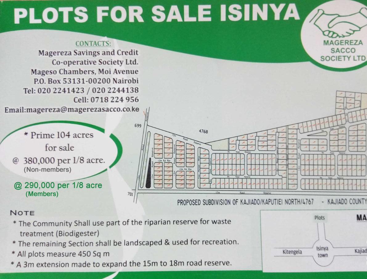 Land for Sale - isinya